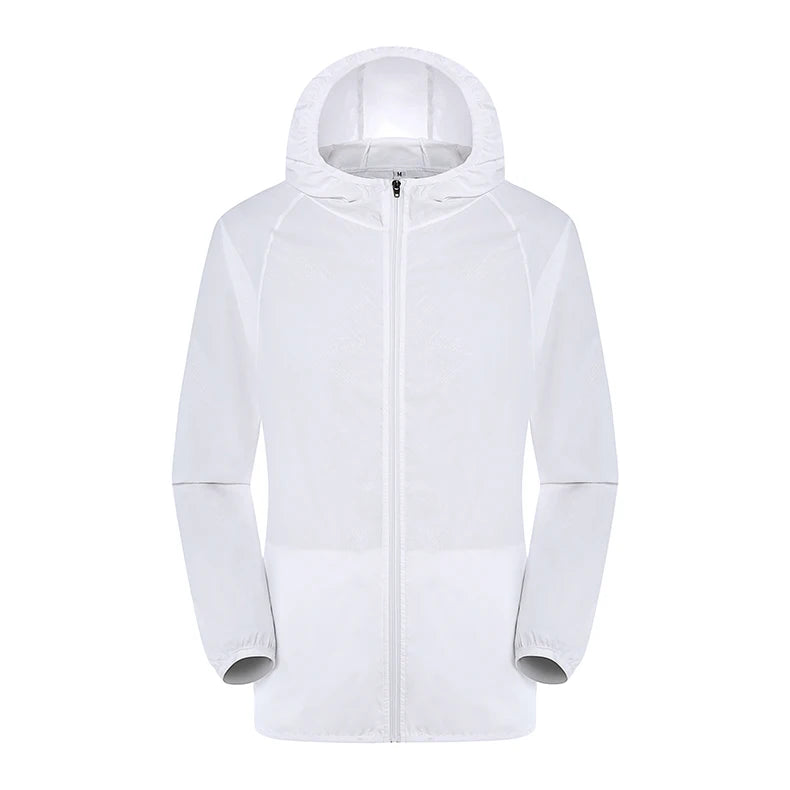 LNGXO Hiking Waterproof Jacket – Unisex Quick-Dry Windbreaker for Camping, Running, and Outdoor Sports