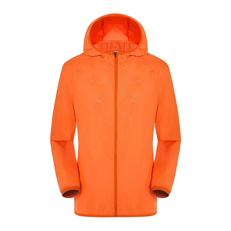 LNGXO Hiking Waterproof Jacket – Unisex Quick-Dry Windbreaker for Camping, Running, and Outdoor Sports