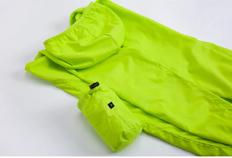 LNGXO Hiking Waterproof Jacket – Unisex Quick-Dry Windbreaker for Camping, Running, and Outdoor Sports