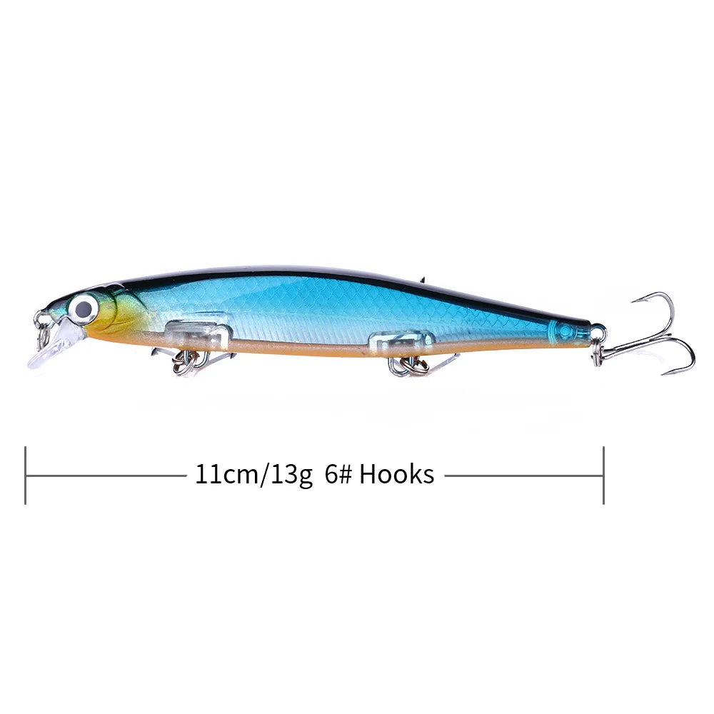 Suspended Sinking Wobbler Minnow Laser Fishing lure