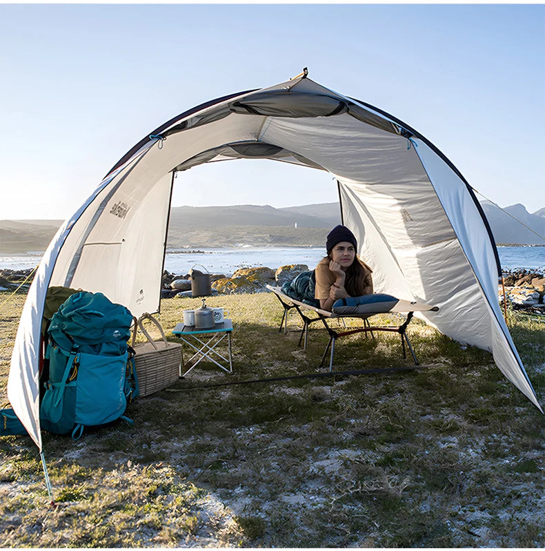 WESTTUNE Camping Cot – Portable Folding Bed, Ultralight Aluminum Alloy Sleeping Cot for Outdoor Hiking, Backpacking & Travel