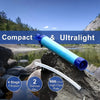 Outdoor Personal Water Filter Straw – Emergency Survival Water Filtration System for Camping, Hiking, and Climbing