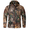 Men's Silent Soft Shell Camouflage Tactical Jacket – Waterproof, Warm Fleece Hooded Coat for Hunting, Hiking & Fishing