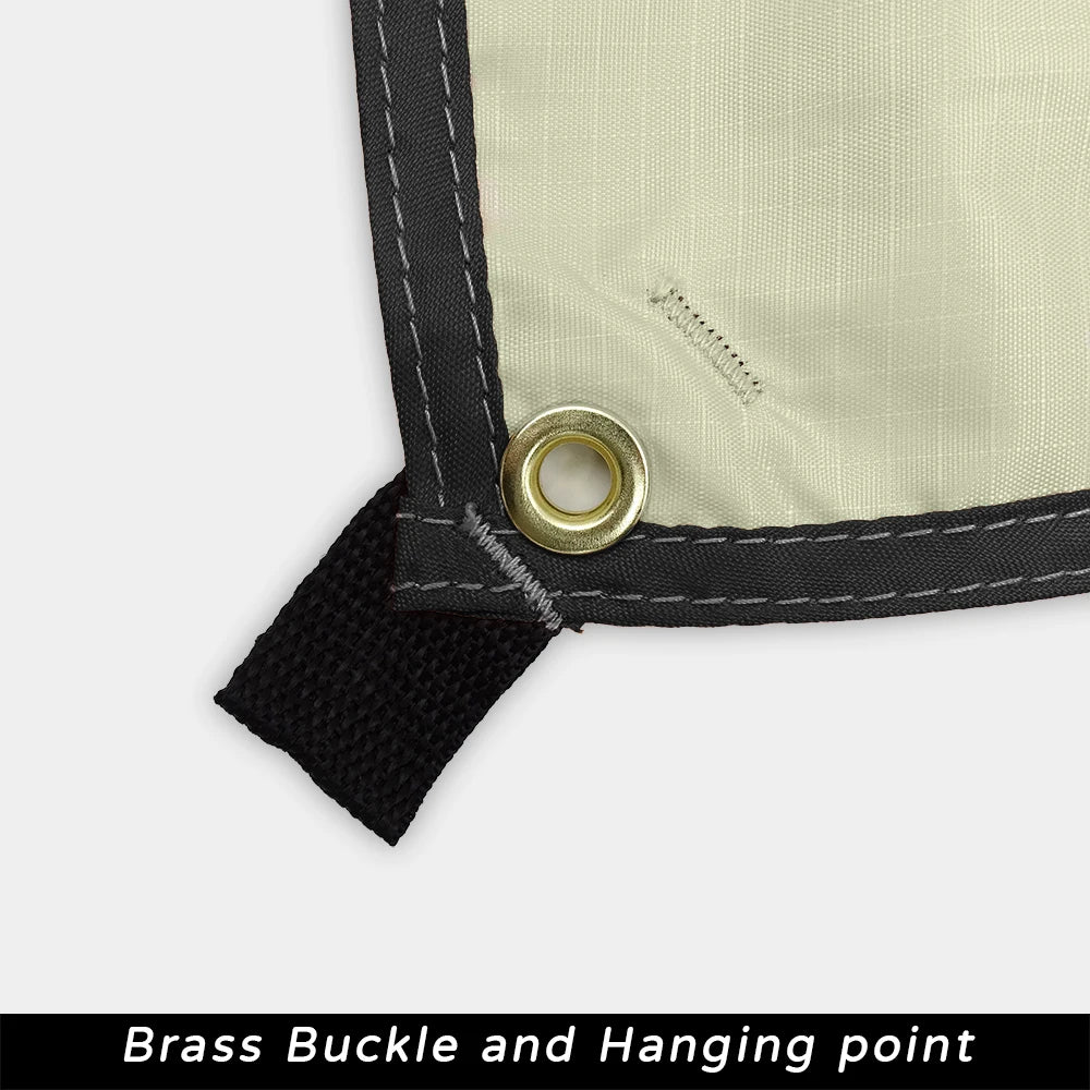 Black Coating Tarp – 99% UV Blocking Waterproof Outdoor Camping Sun Shelter