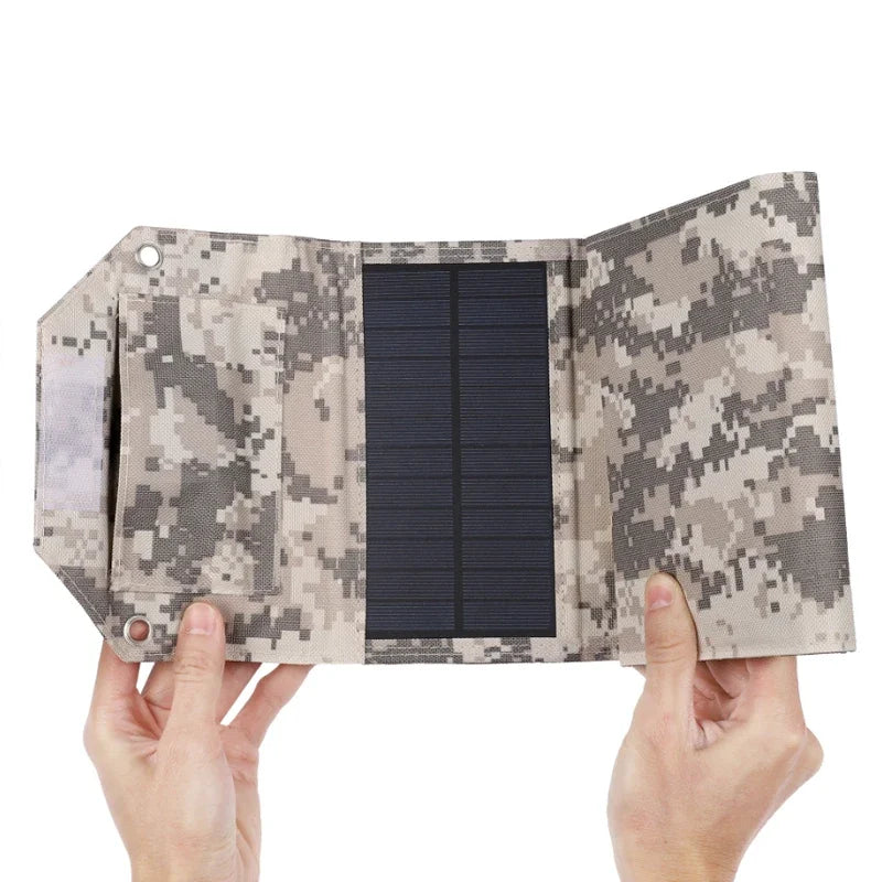 Foldable Solar Panel – Portable USB Charger for Phones, Power Banks & Outdoor Camping