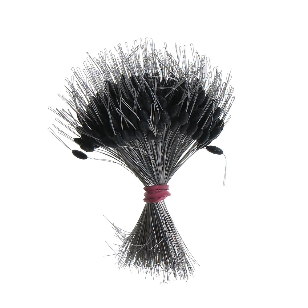 300Pcs Silicone Space Bean Oval Stopper Bobber – Anti-Strand Fishing Float Resistance Gear