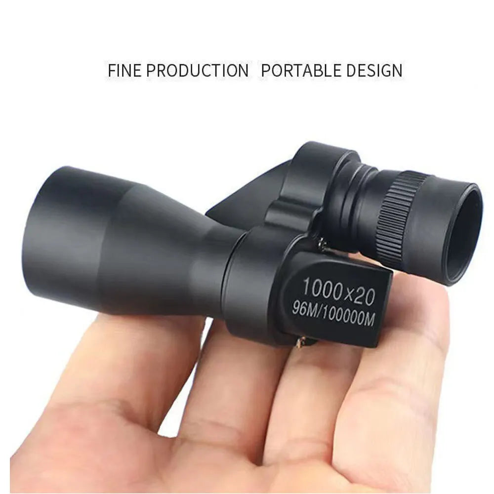Portable HD Mini Pocket Monocular Telescope – High Magnification Zoom for Outdoor Hunting, Fishing, Camping, and Mountaineering