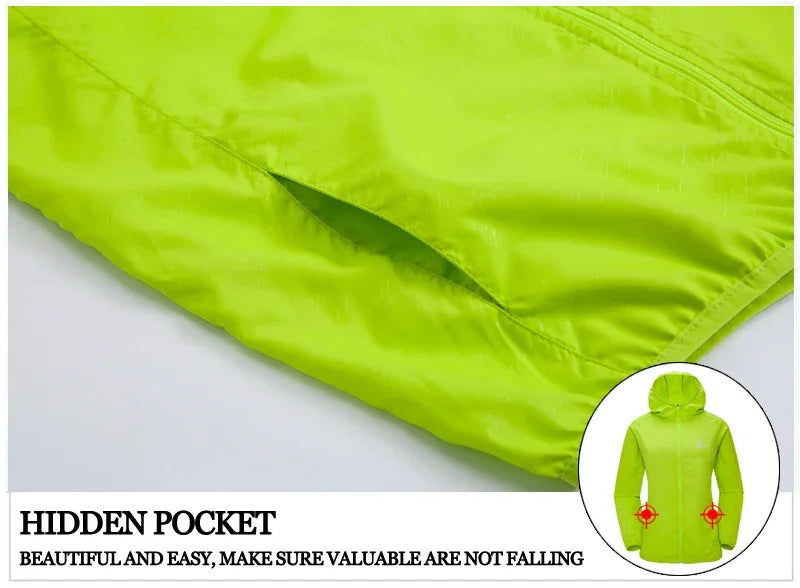 X-TIGER Waterproof Hiking Jacket – Unisex Sun Protection Windbreaker for Camping, Climbing, and Outdoor Adventures