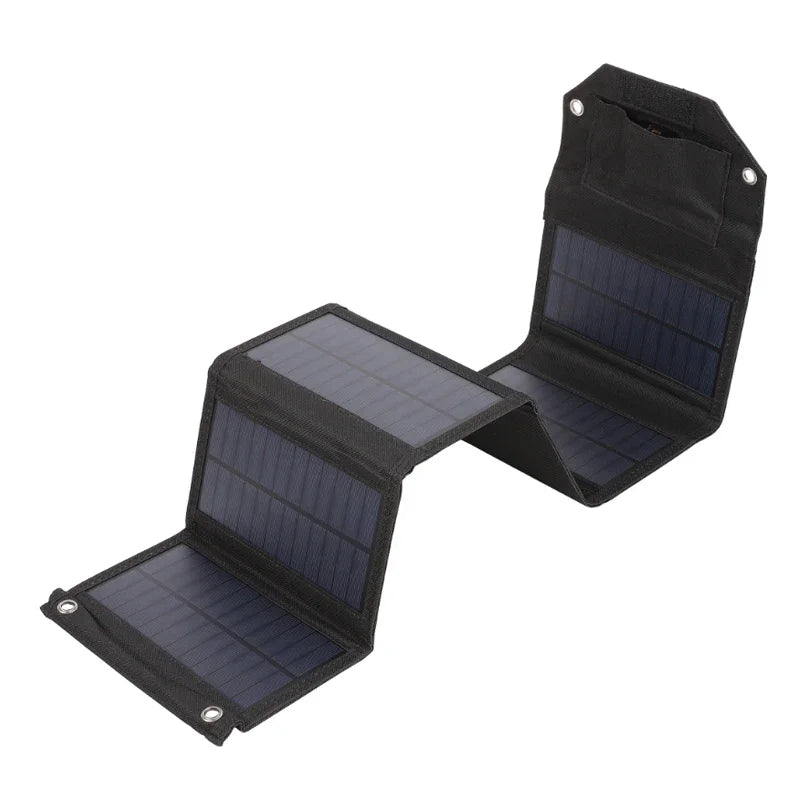 Foldable Solar Panel – Portable USB Charger for Phones, Power Banks & Outdoor Camping