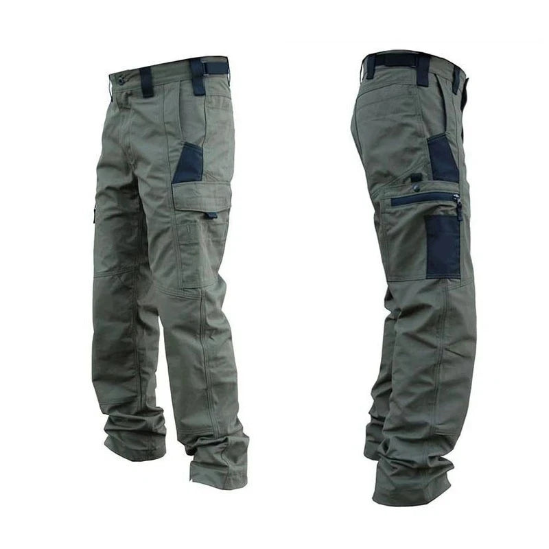 Men’s Tactical Waterproof Pants – Outdoor Combat Cargo Trousers with Multi-Pockets
