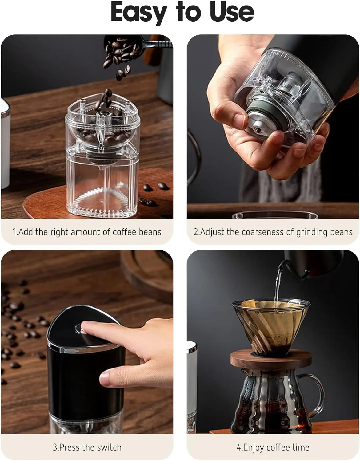 Portable Electric Coffee Grinder