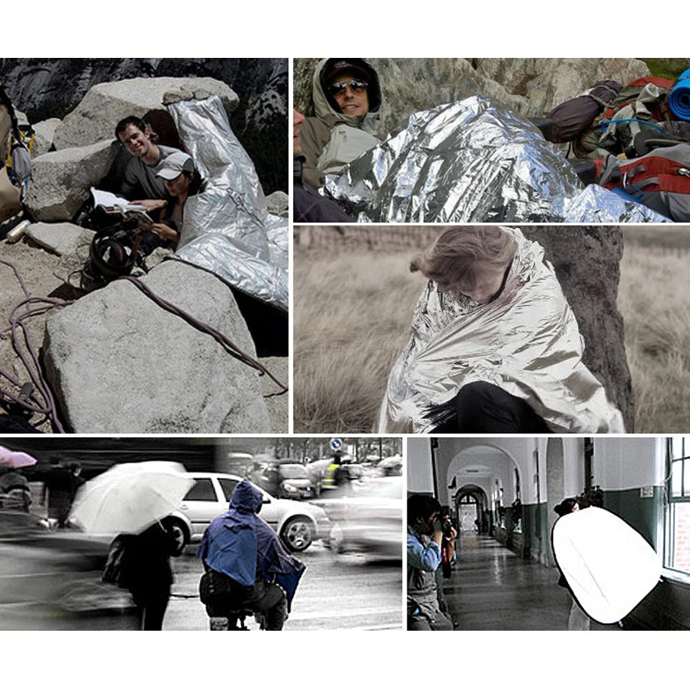 Sliver Thermal Rescue  Emergency Blanket