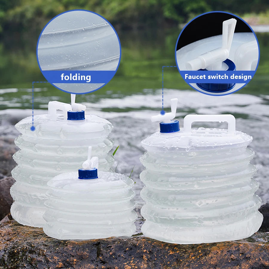 Portable 5/10L /15L Outdoor Foldable Drinking Car Water Bag