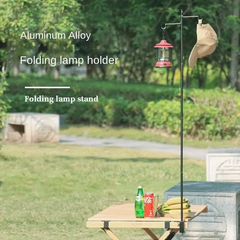 TARKA Light Holder Camping Lantern Stand With Tray