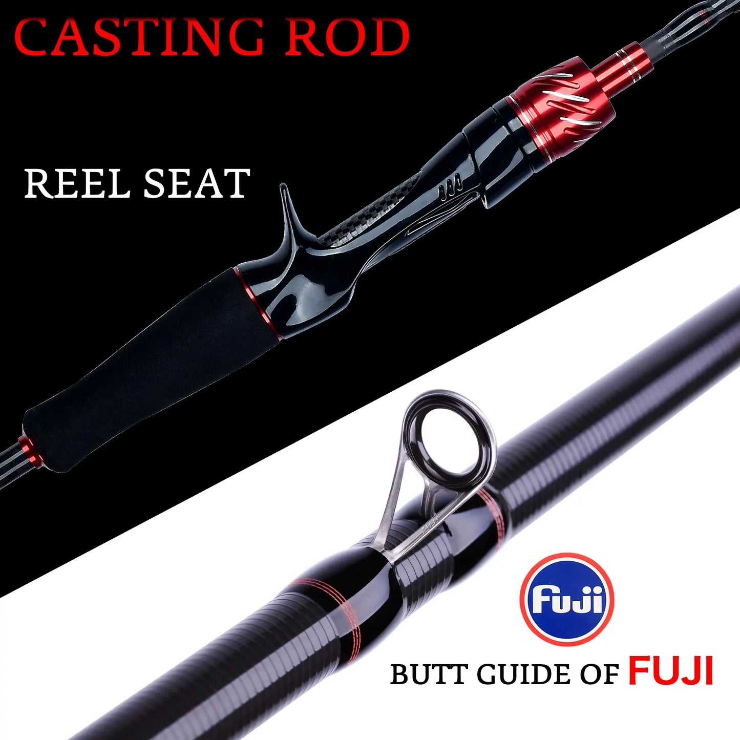 BIUTIFU Traveller Spinning & Casting Rod