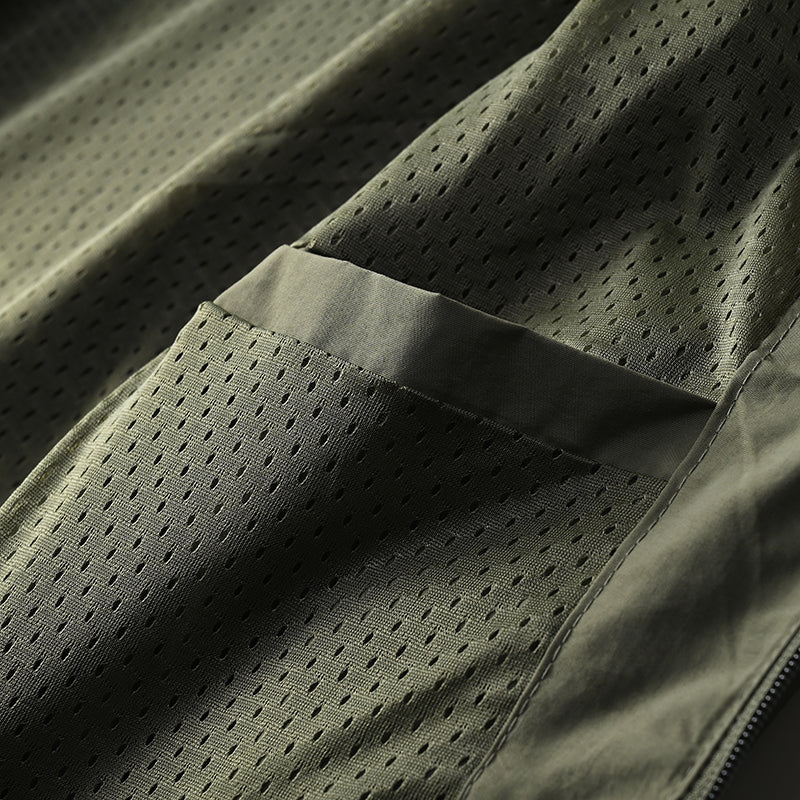 Men’s Tactical Windbreaker Jacket – Waterproof Outdoor Hooded Military Coat