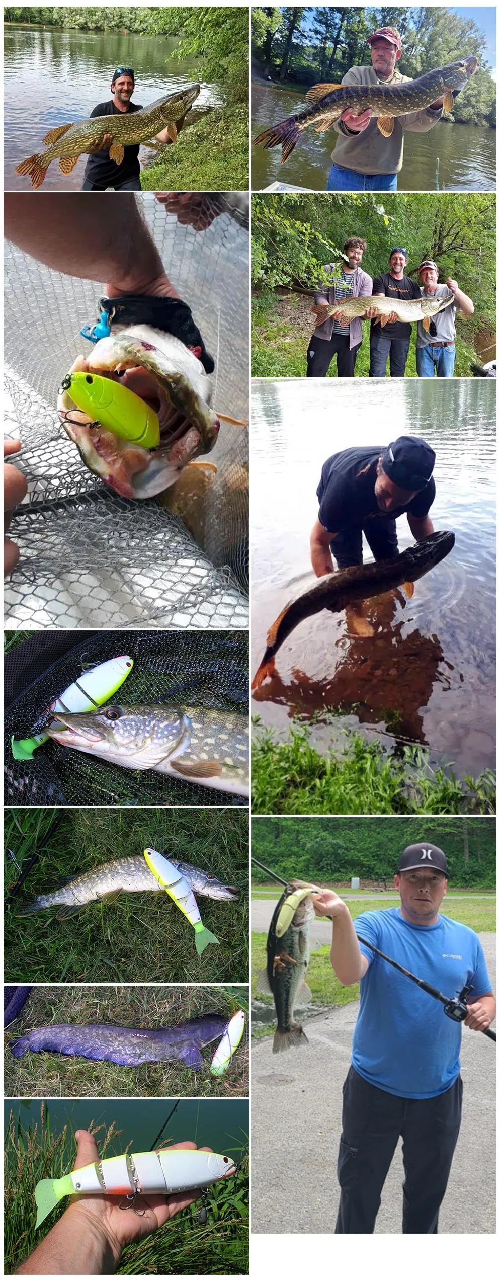 Swimbait Lure – Balam 245 Jointed Floating Giant Bait for Big Bass & Catfish