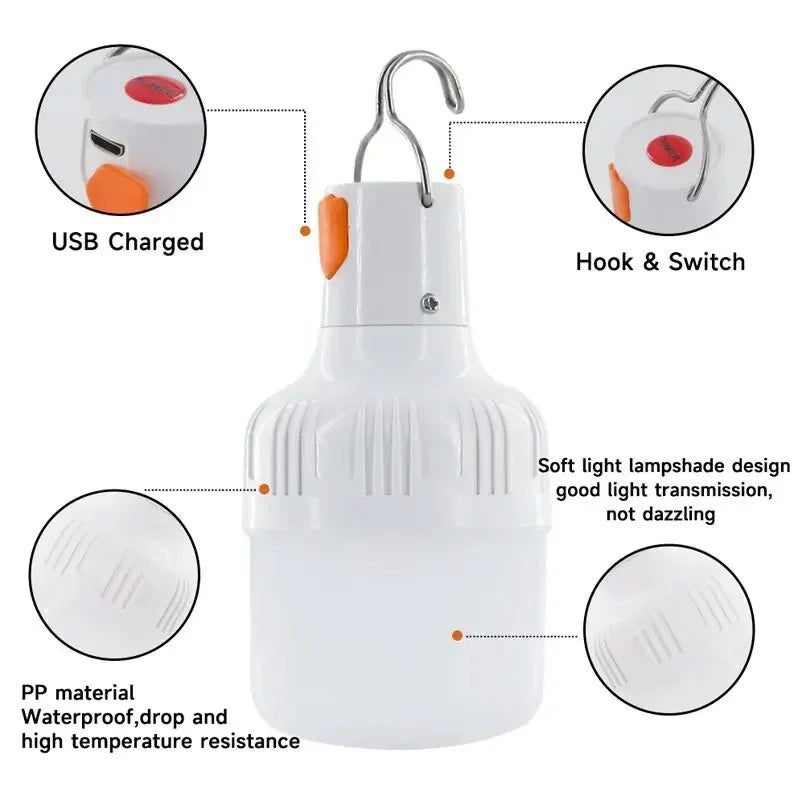 Rechargeable Portable Camping Light Lanterns