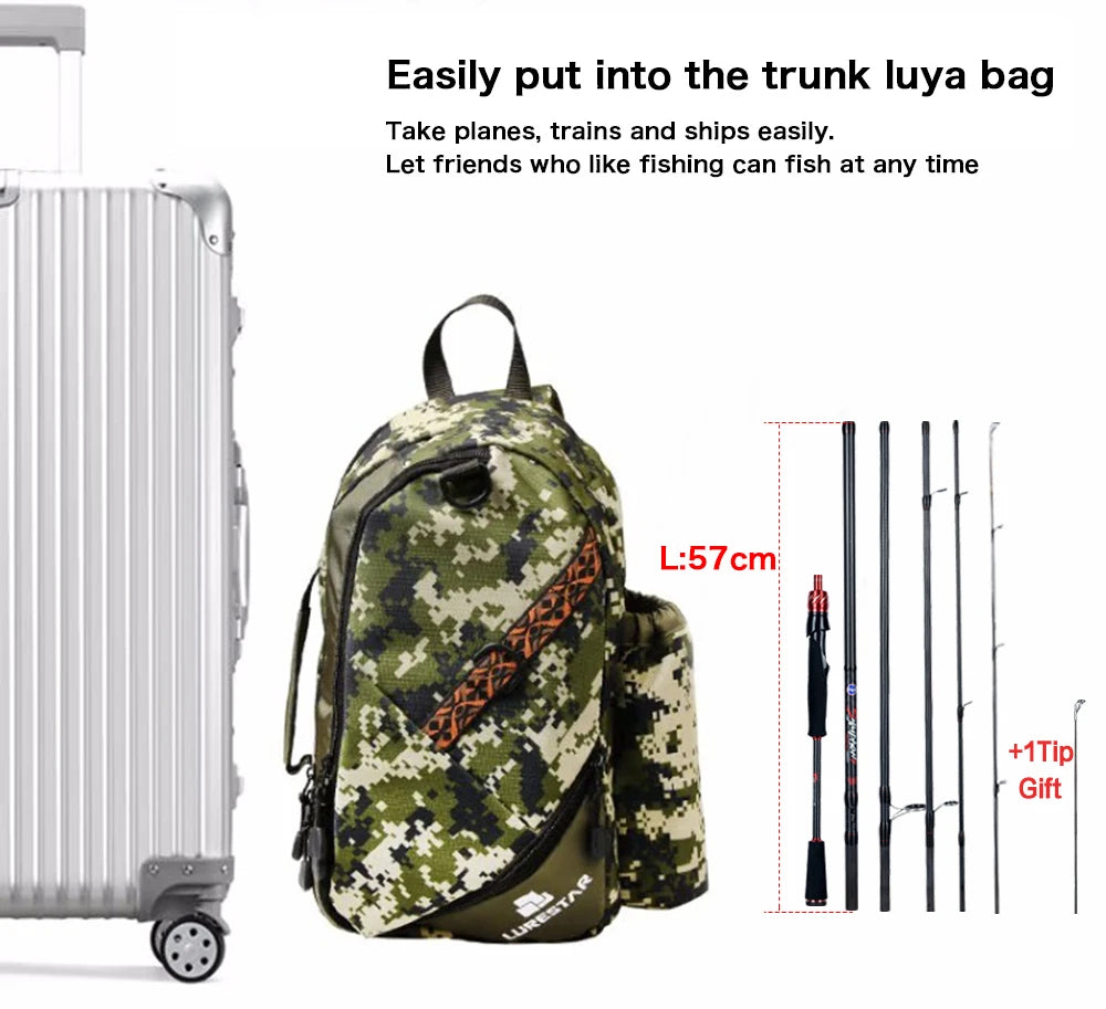 BIUTIFU Traveller Spinning & Casting Rod