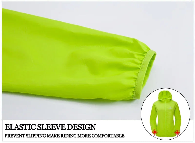 X-TIGER Waterproof Hiking Jacket – Unisex Sun Protection Windbreaker for Camping, Climbing, and Outdoor Adventures