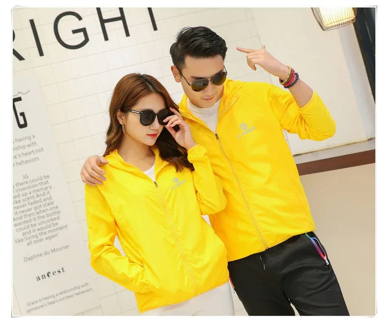 X-TIGER Waterproof Hiking Jacket – Unisex Sun Protection Windbreaker for Camping, Climbing, and Outdoor Adventures