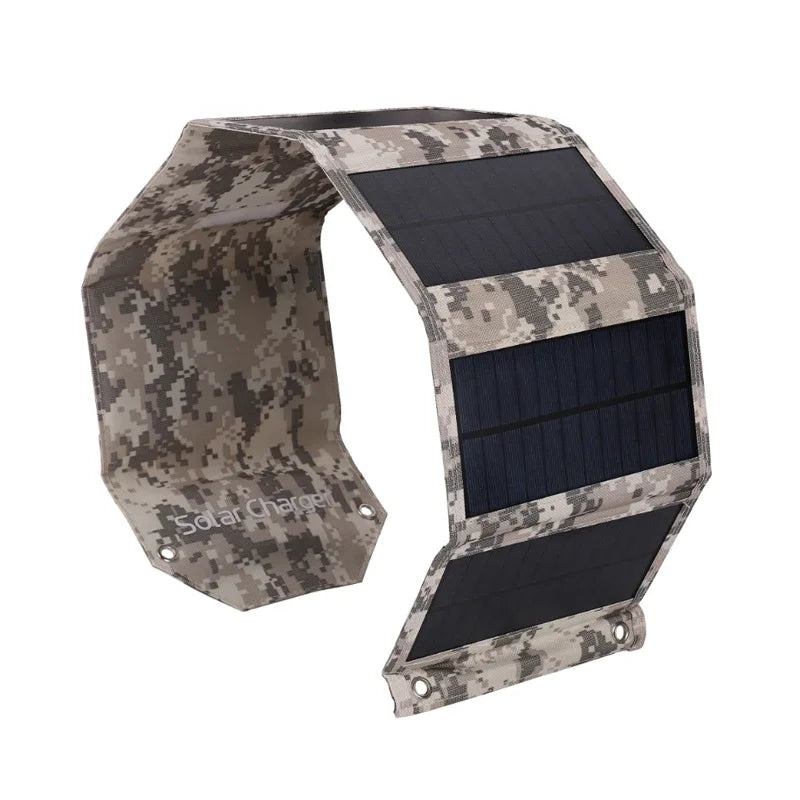 Foldable Solar Panel – Portable USB Charger for Phones, Power Banks & Outdoor Camping