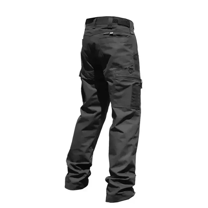 Men’s Tactical Waterproof Pants – Outdoor Combat Cargo Trousers with Multi-Pockets
