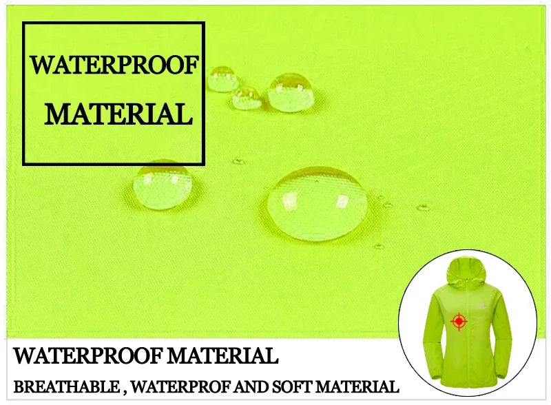 X-TIGER Waterproof Hiking Jacket – Unisex Sun Protection Windbreaker for Camping, Climbing, and Outdoor Adventures