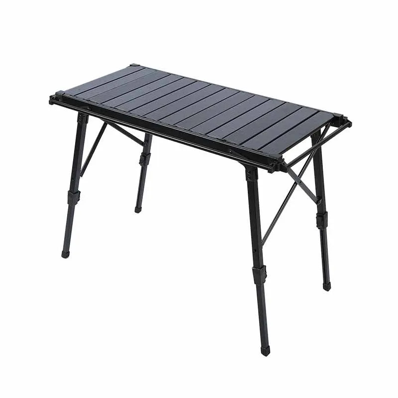 KRC CAMP Camping Folding Removable IGT Wood Table - Lightweight Outdoor Picnic & BBQ Grill Table