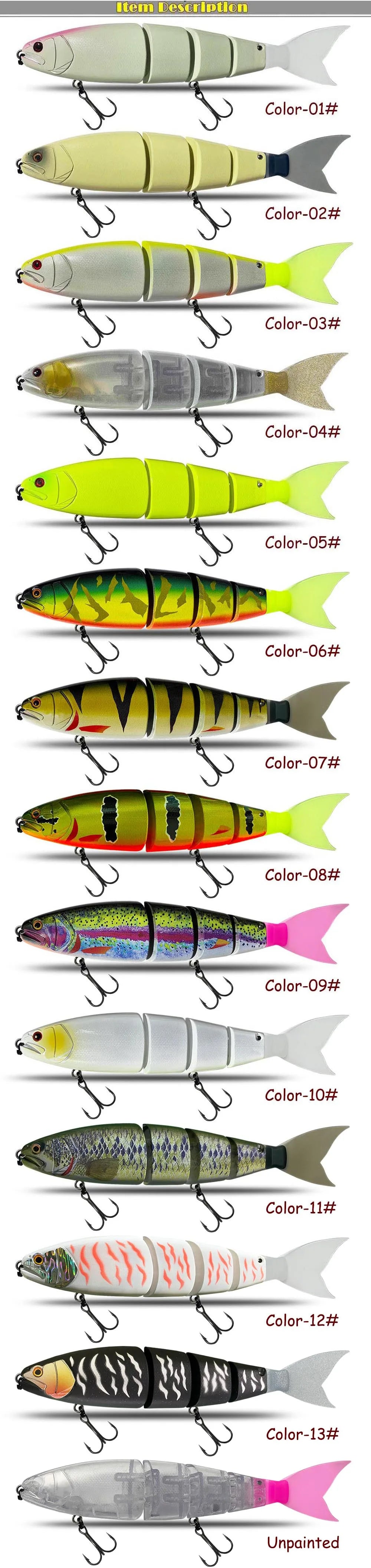 Swimbait Lure – Balam 245 Jointed Floating Giant Bait for Big Bass & Catfish