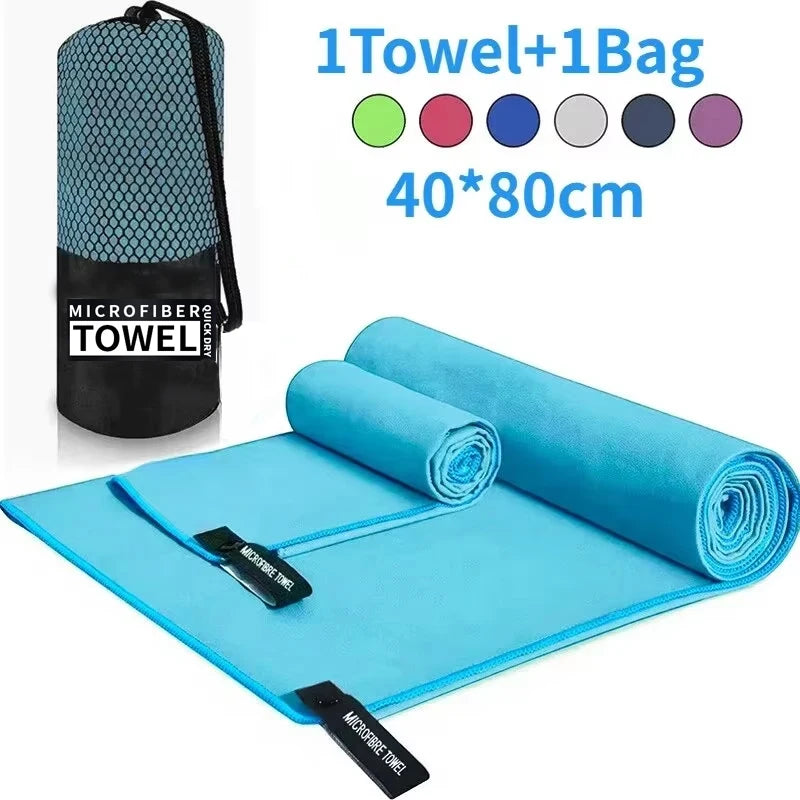 Quick-Drying Sports Towel – 40x80CM for Swimming, Gym, Fitness, Camping, Running, and Beach Activities