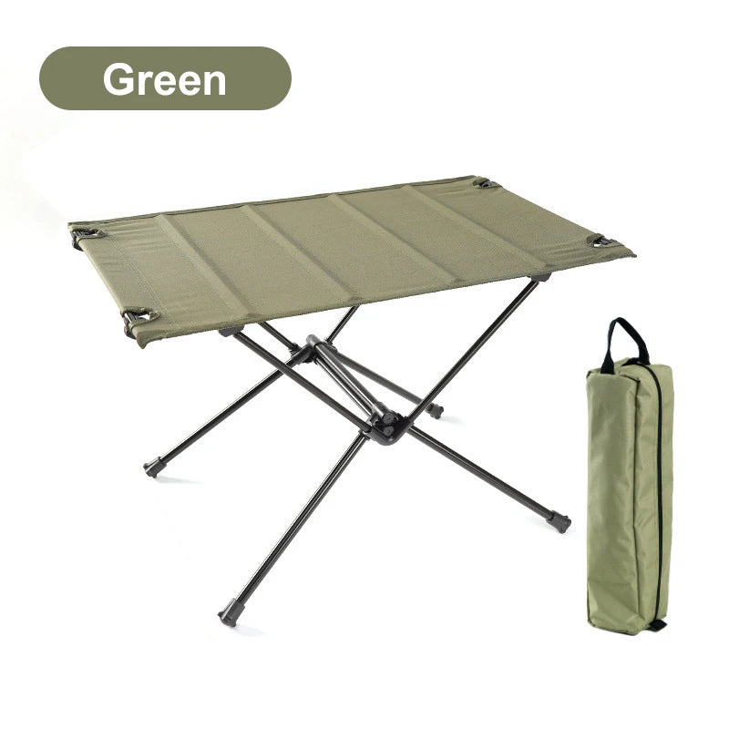 Lightweight Roll-Up Table with 1680D Oxford & Aluminum Alloy for Outdoor Picnic & Travel