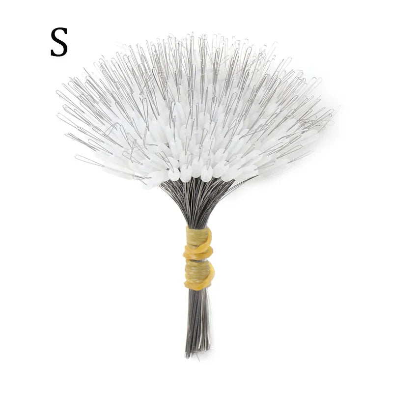 300Pcs Silicone Space Bean Oval Stopper Bobber – Anti-Strand Fishing Float Resistance Gear