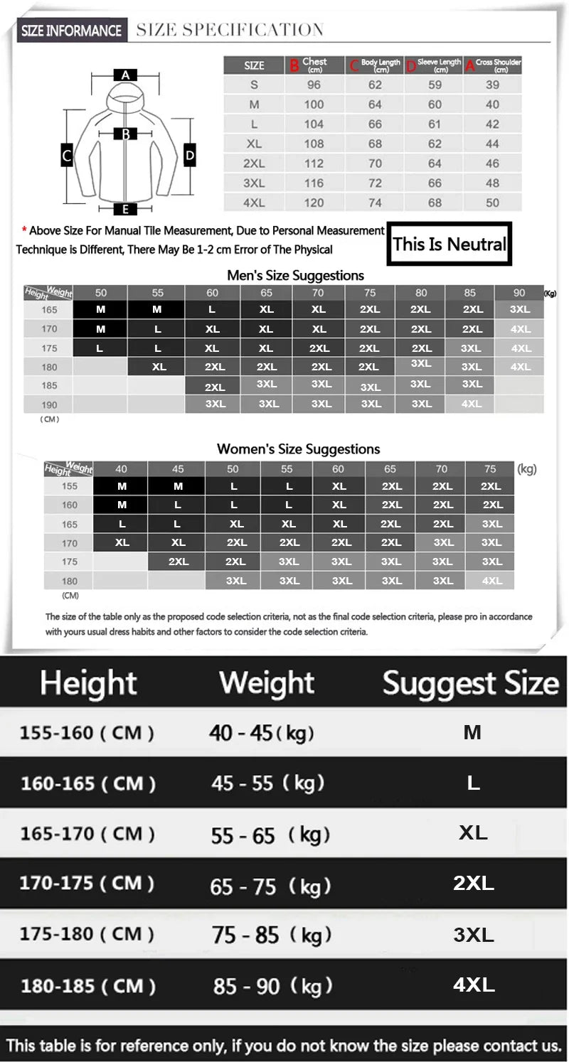 X-TIGER Waterproof Hiking Jacket – Unisex Sun Protection Windbreaker for Camping, Climbing, and Outdoor Adventures