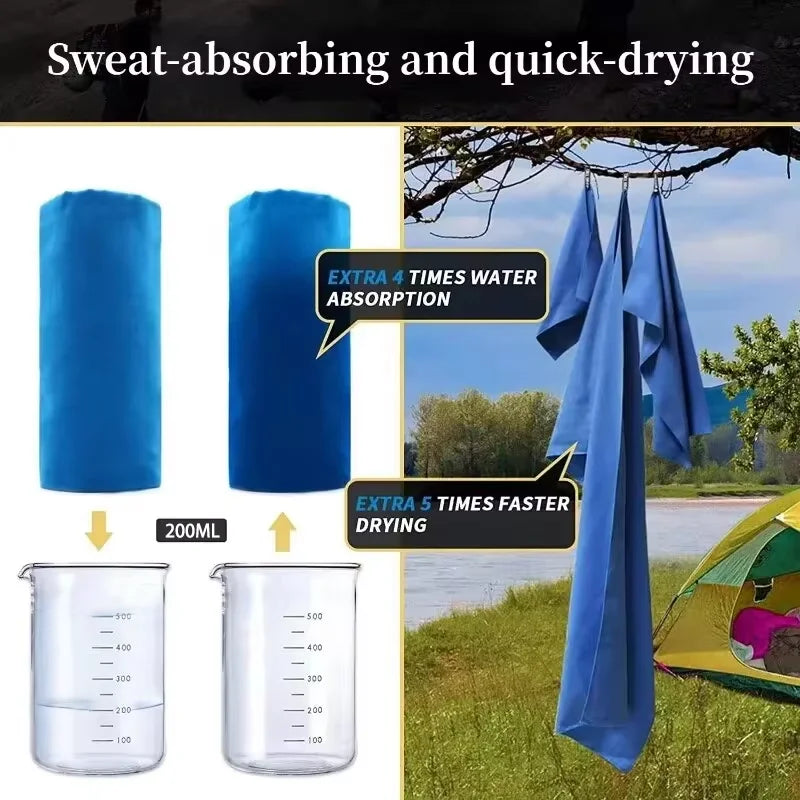 Quick-Drying Sports Towel – 40x80CM for Swimming, Gym, Fitness, Camping, Running, and Beach Activities