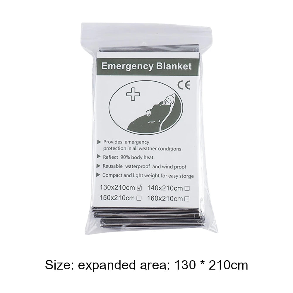Sliver Thermal Rescue  Emergency Blanket