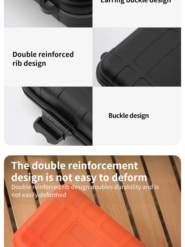 EDC Waterproof Survival Tool Storage Box