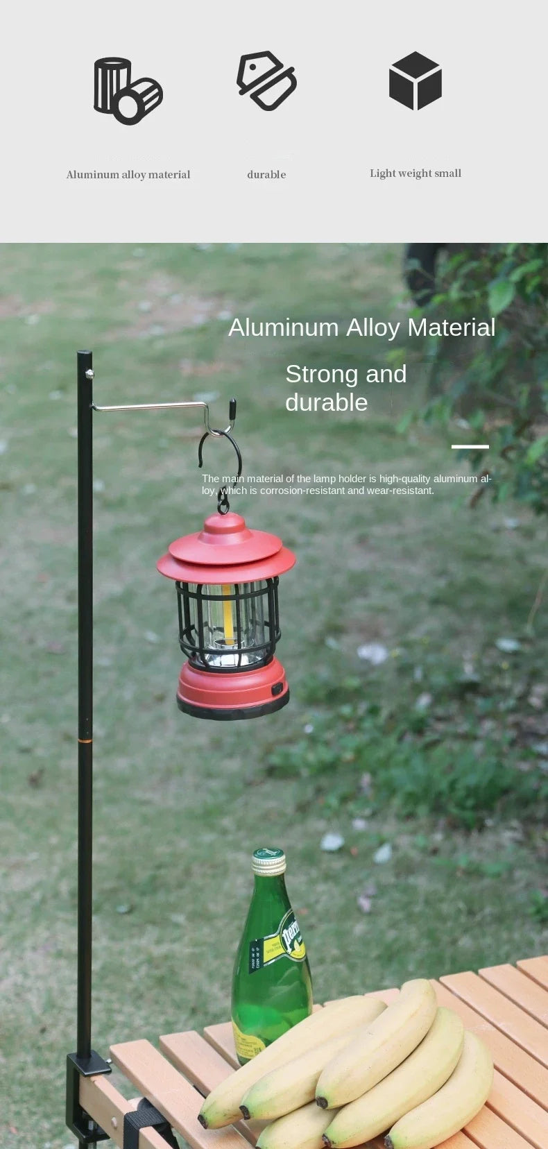 TARKA Camping Lantern Stand