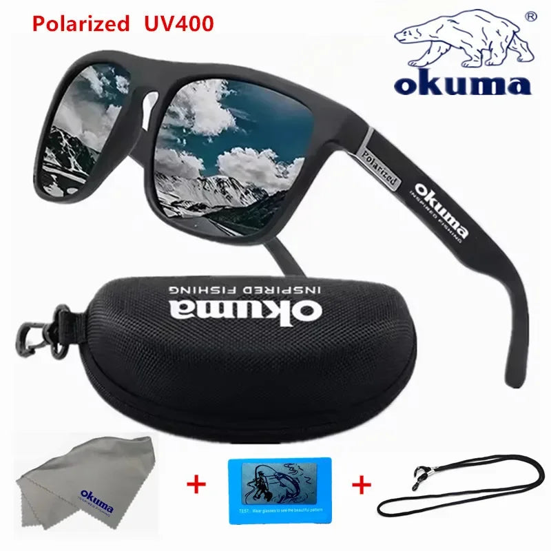 Okuma Polarized Sunglasses UV400 – Outdoor Eyewear for Men & Women (Optional Box)