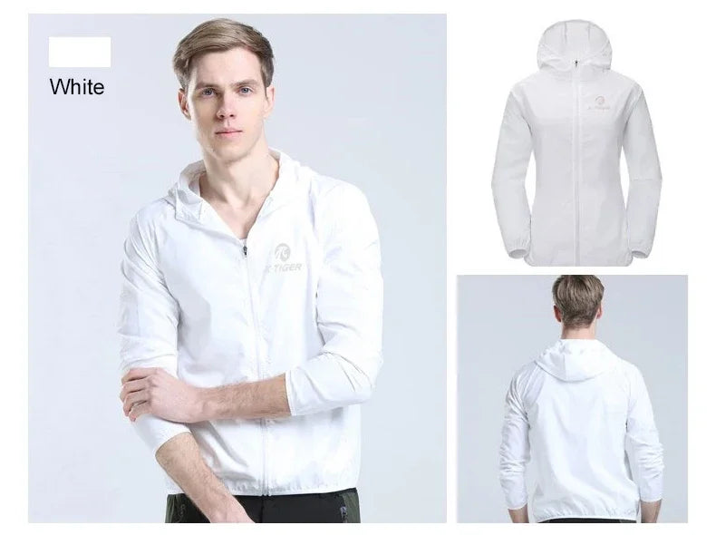 X-TIGER Waterproof Hiking Jacket – Unisex Sun Protection Windbreaker for Camping, Climbing, and Outdoor Adventures