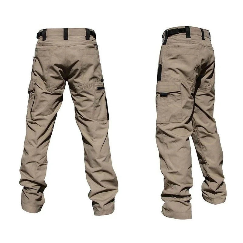 Men’s Tactical Waterproof Pants – Outdoor Combat Cargo Trousers with Multi-Pockets