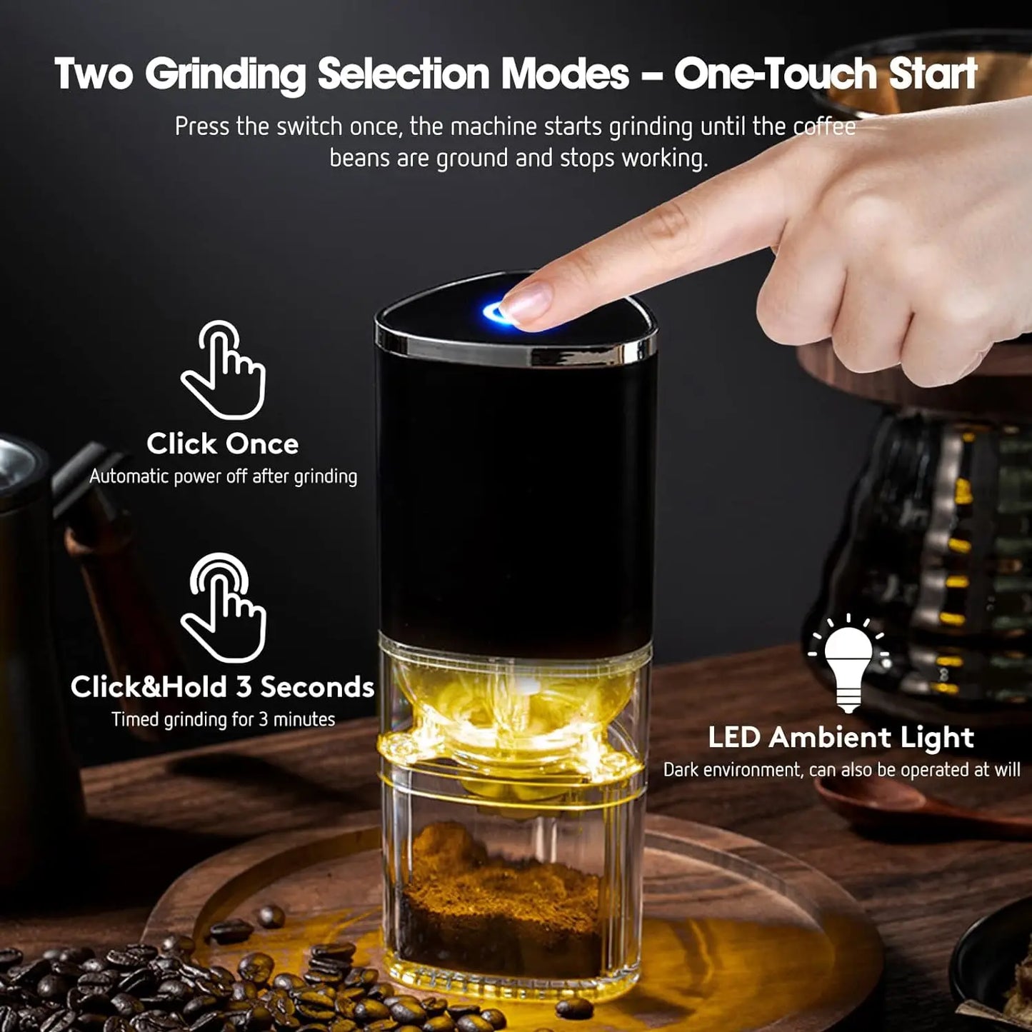 Portable Electric Coffee Grinder