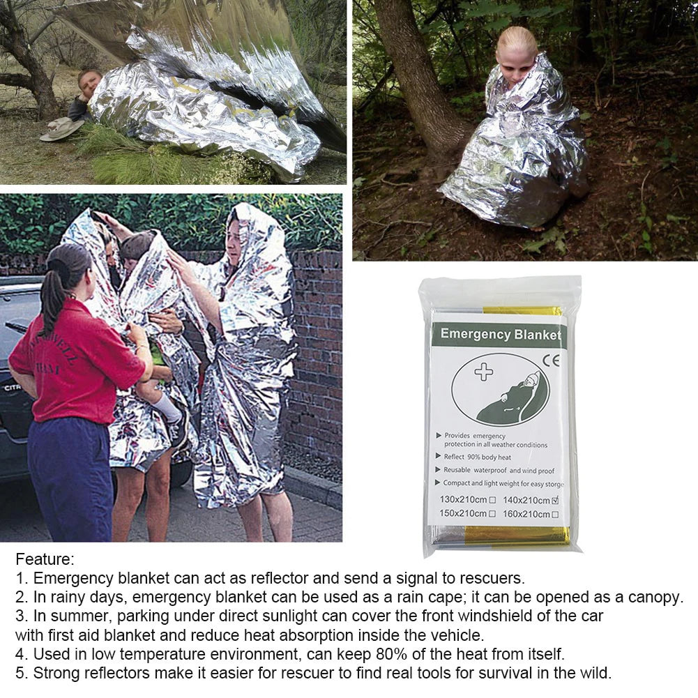 Thermal Windproof Emergency Blanket
