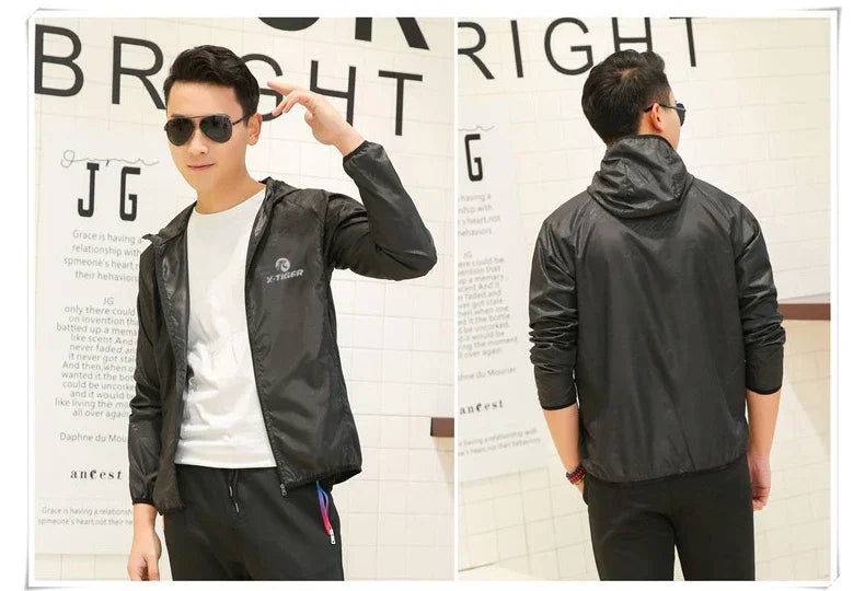 X-TIGER Waterproof Hiking Jacket – Unisex Sun Protection Windbreaker for Camping, Climbing, and Outdoor Adventures