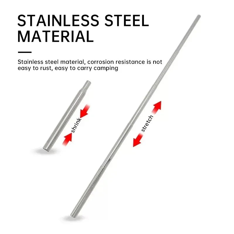 Outdoor Cooking Blow Fire Tube – Retractable Camping Fire Starter Tool