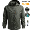 Men’s Tactical Windbreaker Jacket – Waterproof Outdoor Hooded Military Coat