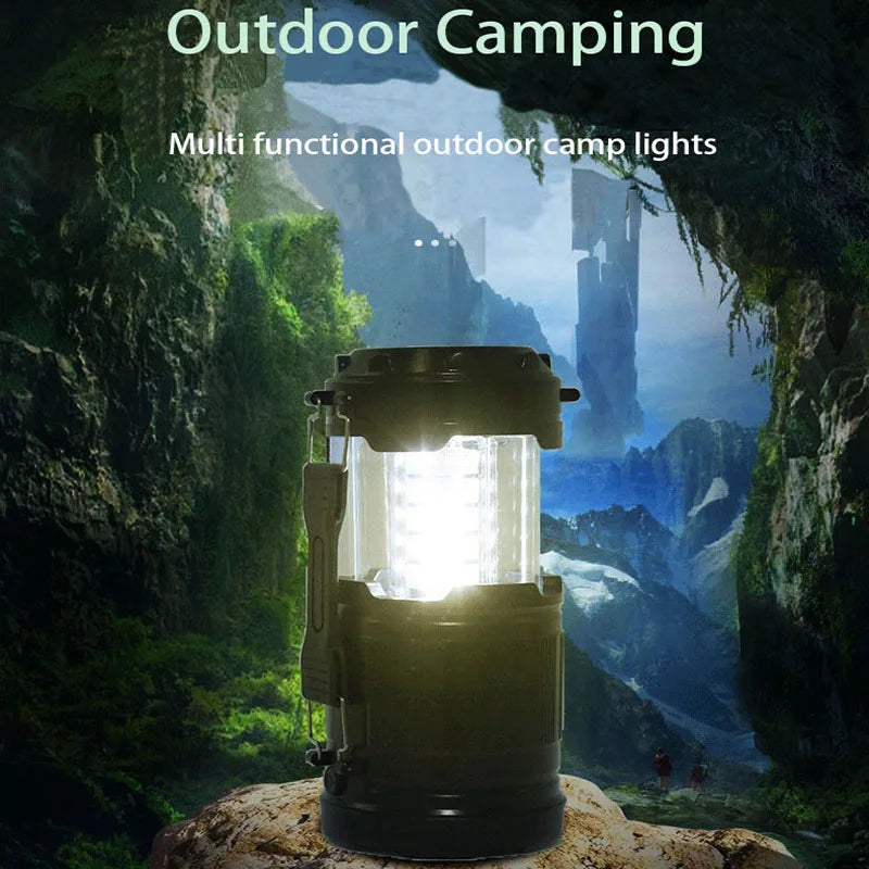 Mini Tent Lamp LED – Portable Telescopic Lantern & Torch for Camping & Emergency Use