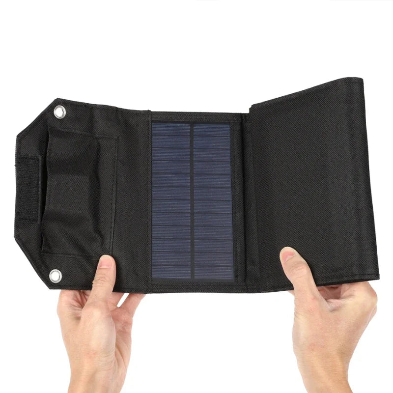 Foldable Solar Panel – Portable USB Charger for Phones, Power Banks & Outdoor Camping