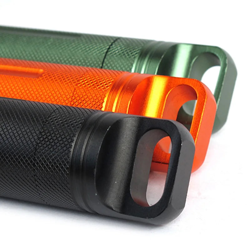 Aluminum Alloy Survival EDC Waterproof Capsule – Sealed Bottle Case for Outdoor Camping & Emergency Gear