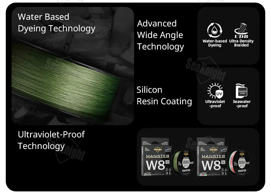 SeaKnight W8 II Series 8-Strand Braided Fishing Line